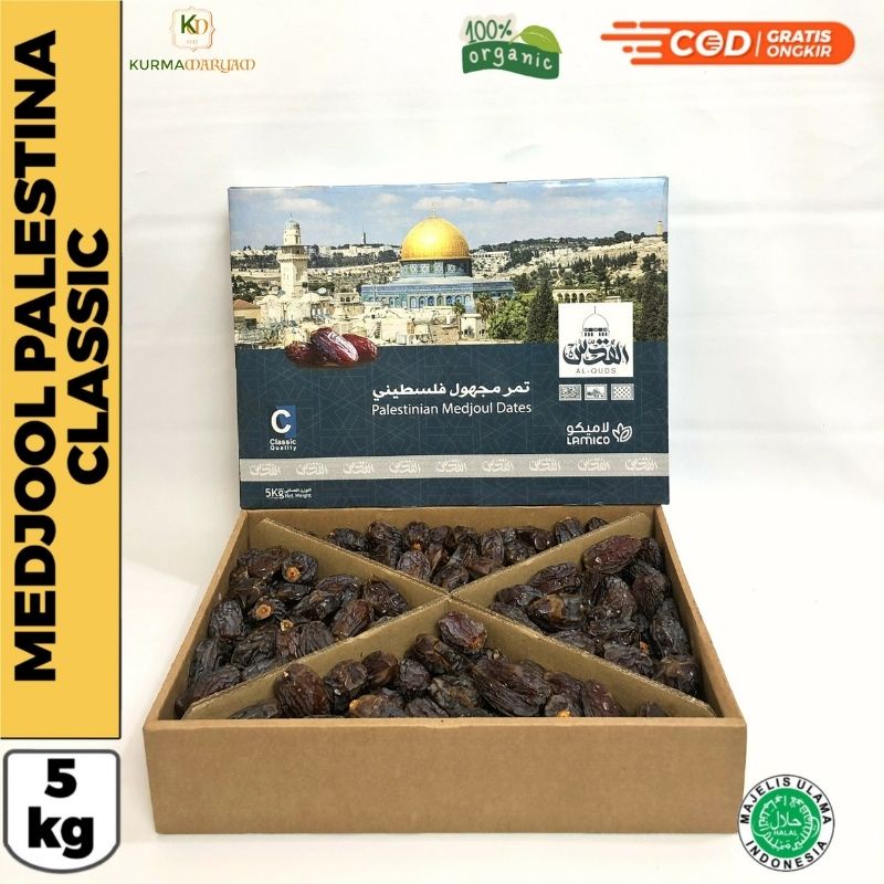 Kurma medjool palestina 5 kg Jumbo Premium / Medjoul Palestin / Medjool Jericho / Medjool Natural De
