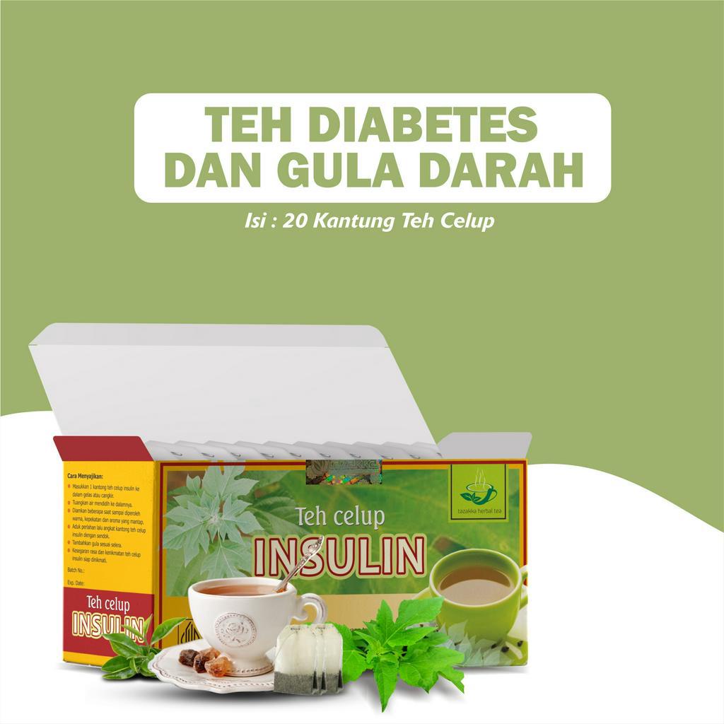 

Herbal Insulin Minuman Kemasan Teh Celup 20 kantong Di kemas Secara standar CPOTB Dijamin Kualitasnya Original