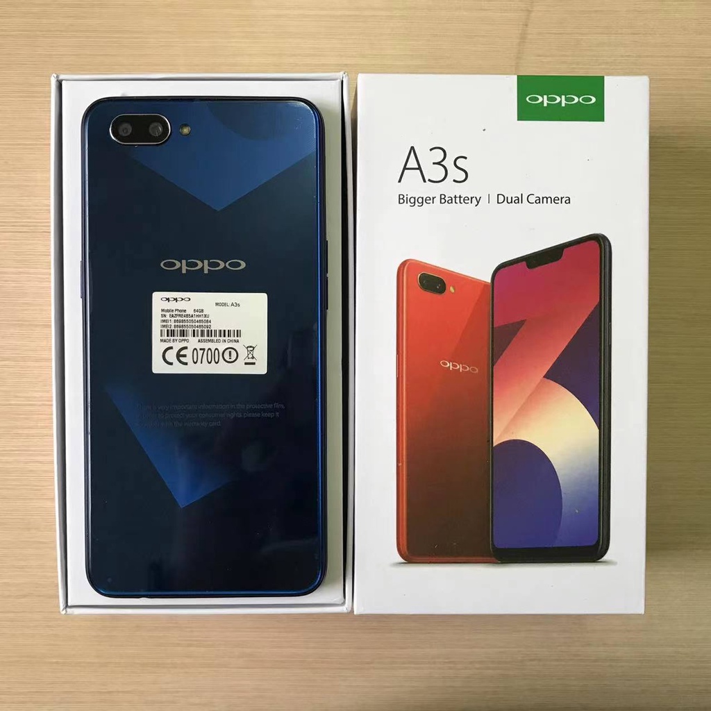 OPPO A3S RAM 6/128GB FULLSET GARANSI 12 BULAN