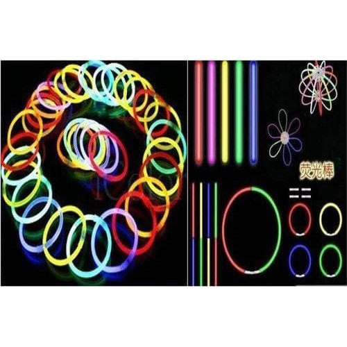 TERLARIS Tongkat & Gelang Fosfor Glow Stick Pesta Konser Ultah Tahun Baru Lampu Surabaya Grosir
