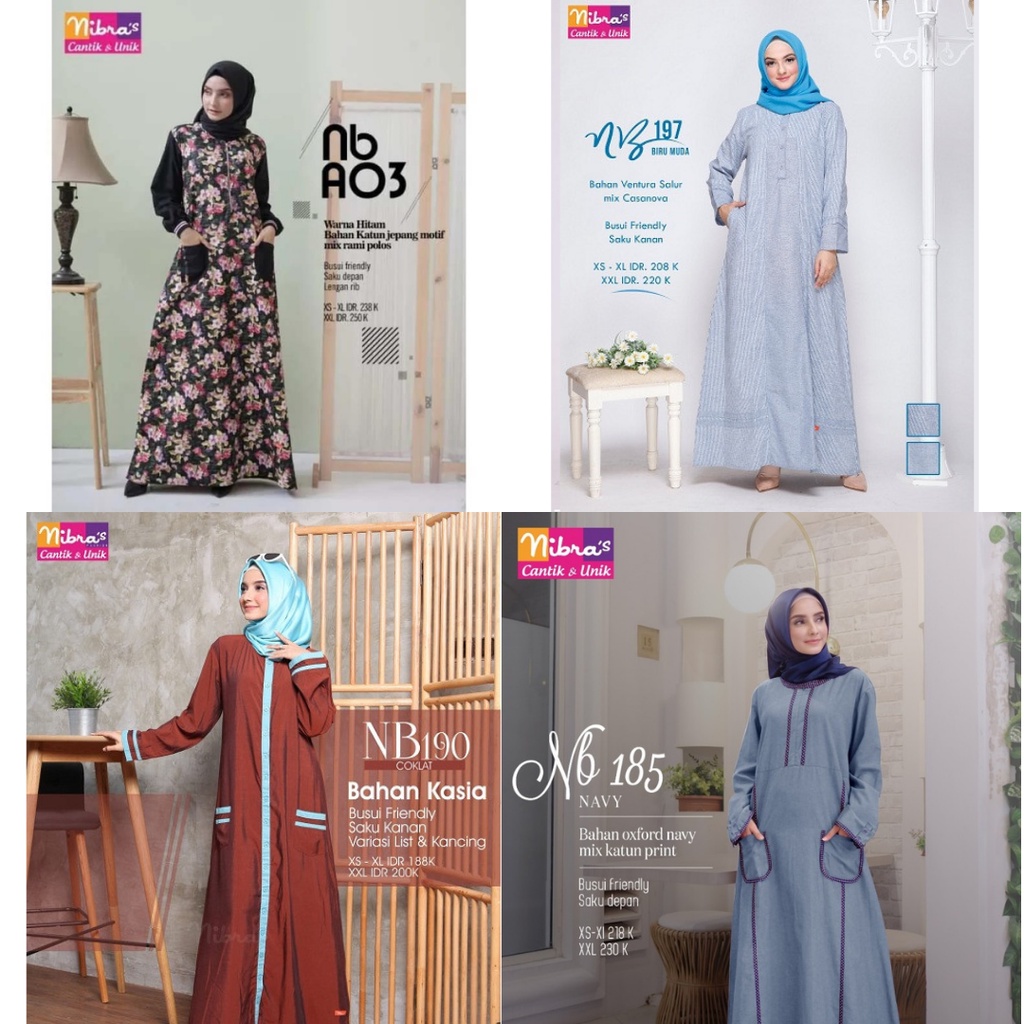SIZE L BIG SALE BUSANA GAMIS NIBRAS