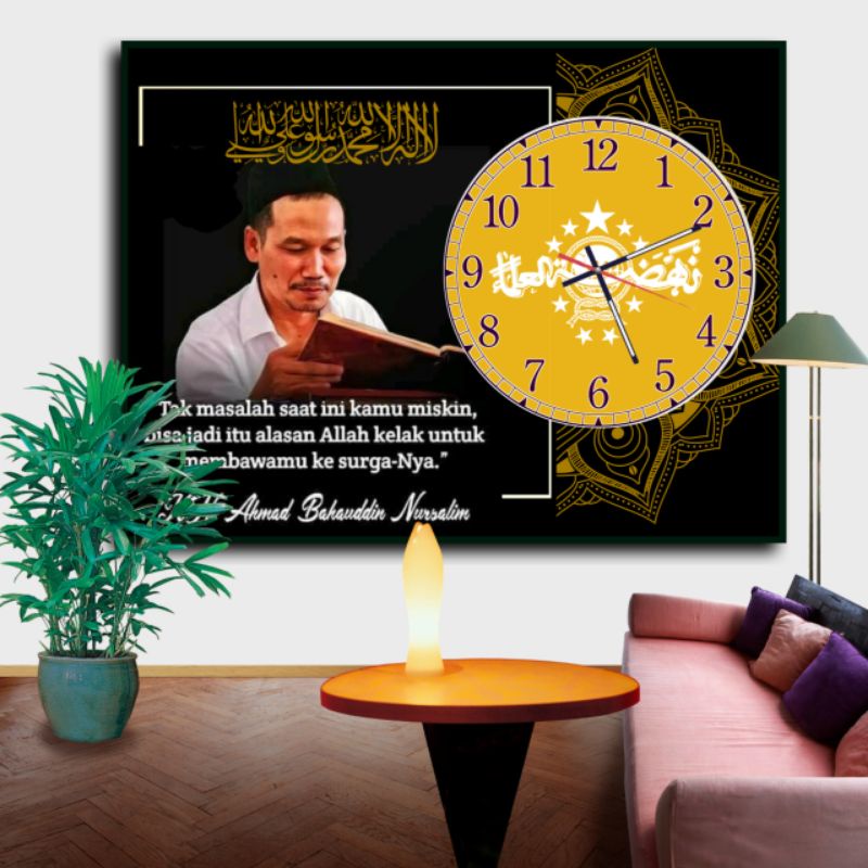 MK WORKING JAM DINDING DECORASI RUMAH GUS BAHA