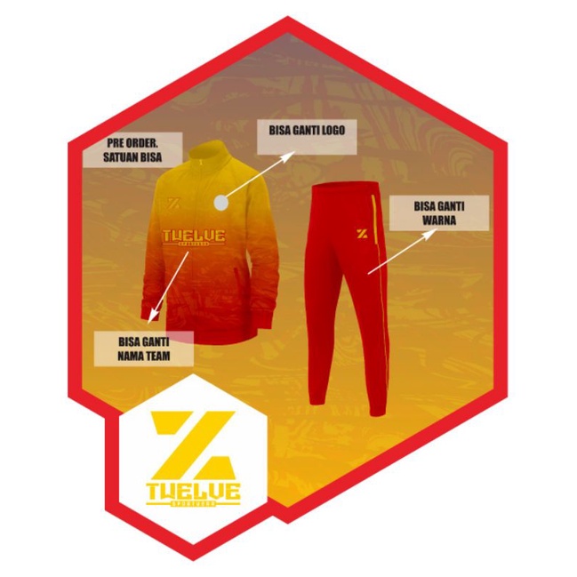 Jaket bola custom printing/bordir/sablon