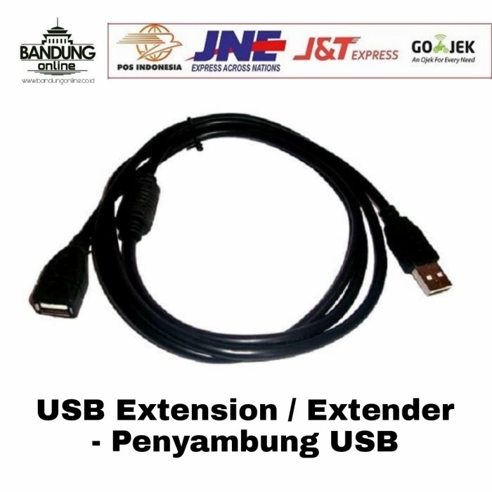 Jual Usb Extension Extender Penyambung Usb Male Female 3 Meter