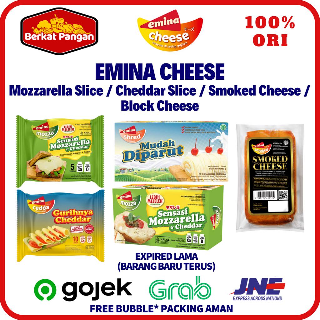 Emina Slice Cheese Mozzarella / Cheese Blocked / Keju Parut/ Cheddar