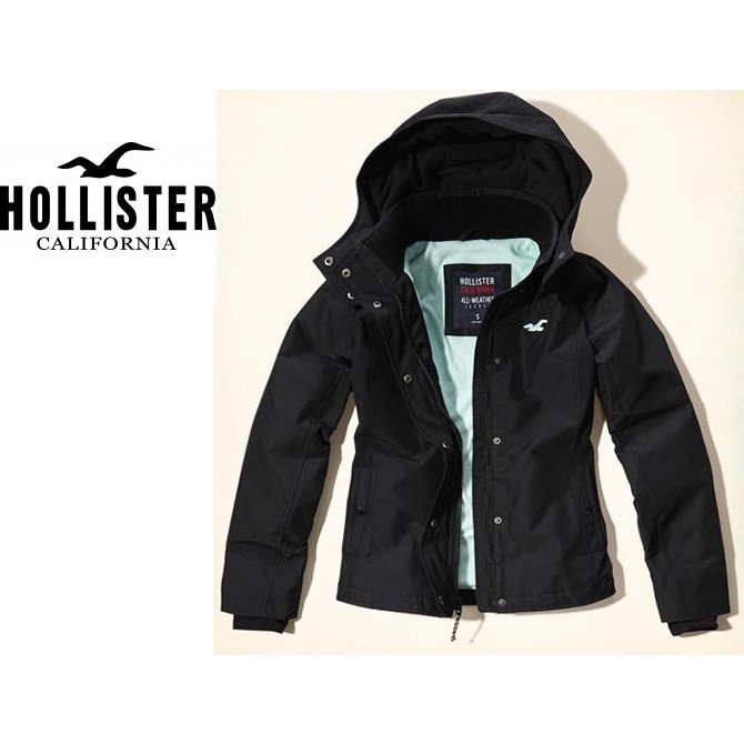 hollister half zip windbreaker