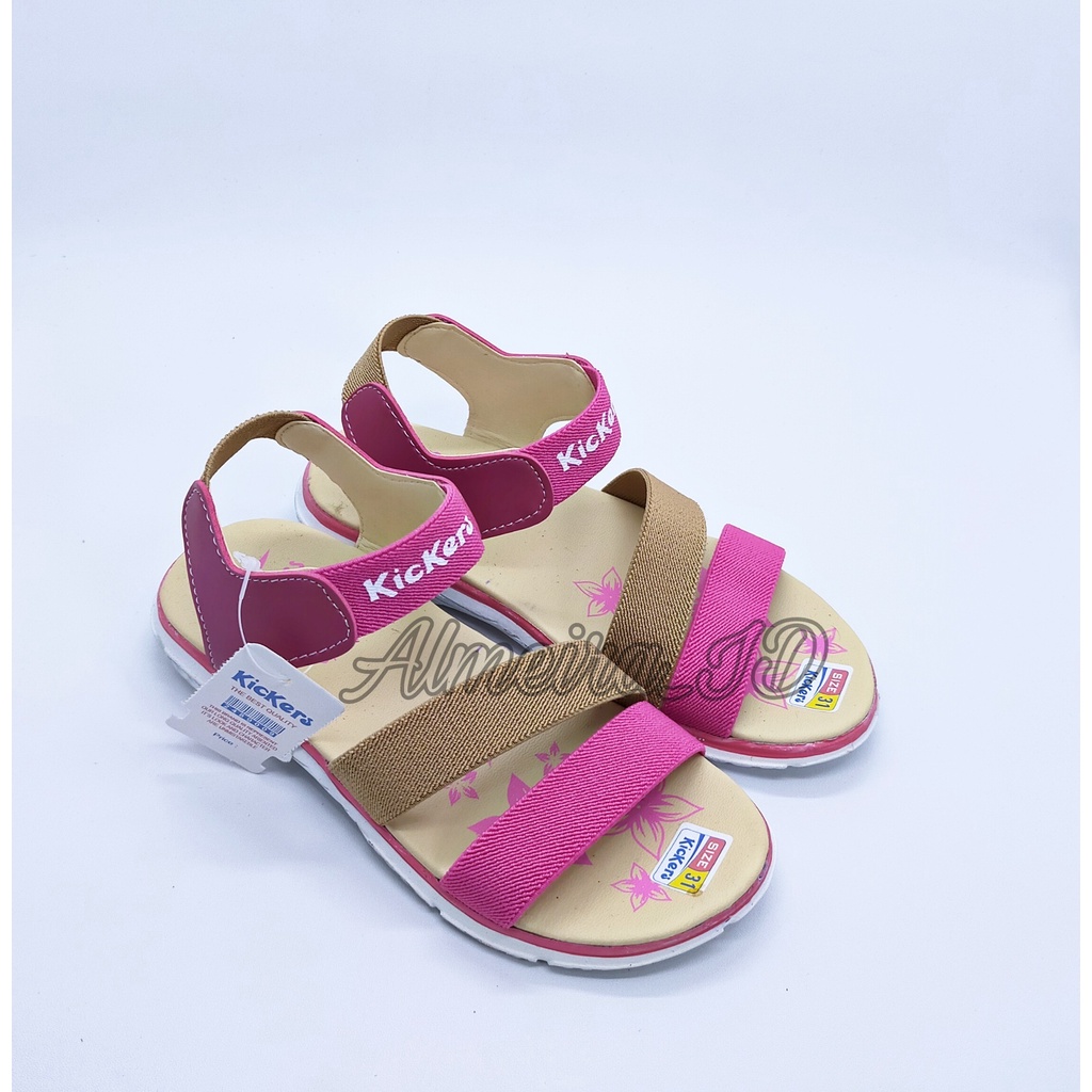 Sandal Anak Perempuan Kickers Slip On | Sandal Anak Cantik | Sandal Modis