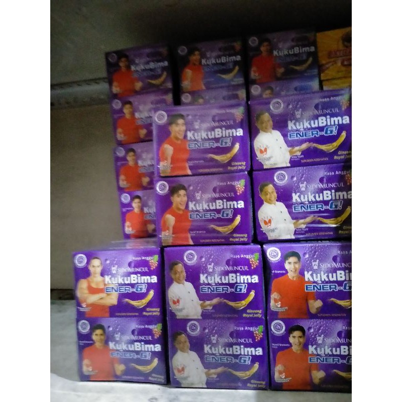 Kuku Bima Energi Drink Ungu, box kecil.