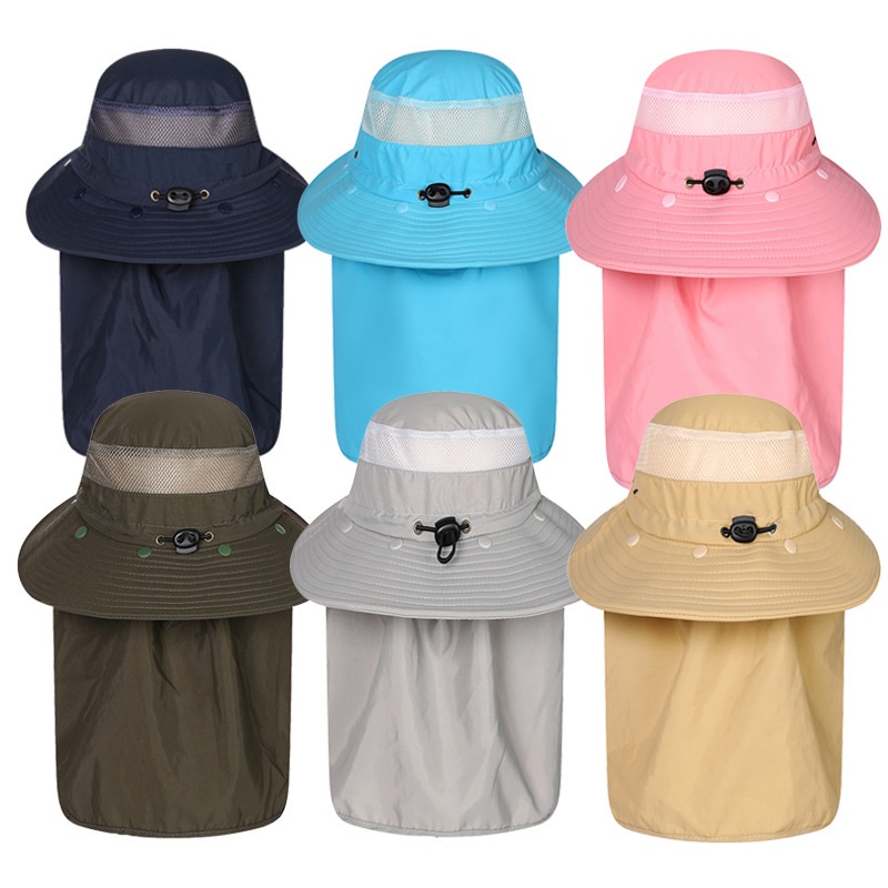Topi Bucket Matahari Musim Panas Antisai Brim Besar Untuk Pria Dan Wanita