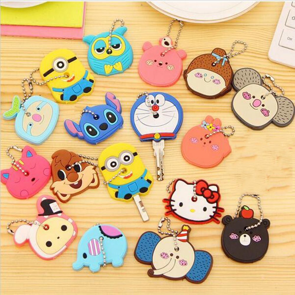 Key Cover Karakter / Pelindung Kunci Rumah Lucu / Key cap