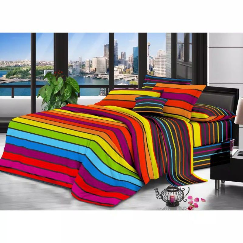 sprei homemade 120x200 seprei sprai anti luntur bahan dan kemasan premium