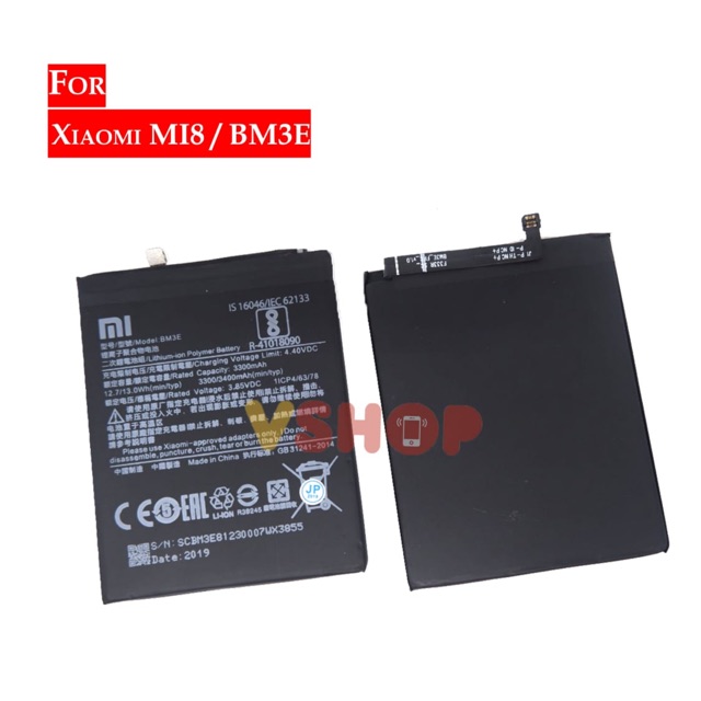 BATERAI BATRE FOR XIAOMI MI8 - BM3E BATTERY