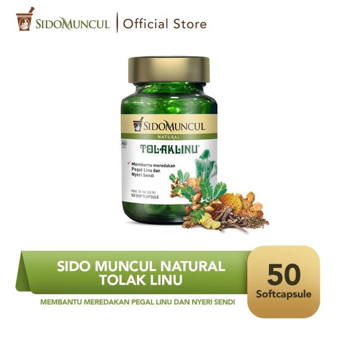 

BAYAR DITEMPAT Sido Muncul Natural Tolak Linu Soft Capsule 50 Kapsul /OBAT HERBAL ASAM URAT/OBAT HERBAL PELANGSING/OBAT HERBAL KOLESTEROL/OBAT HERBAL DIABETES