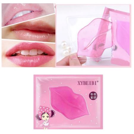 Masker Bibir / Collagen Moisturizing Moist Lip Pelembab Mulut Kering Pecah Mask Lips Halus Lembut Pink