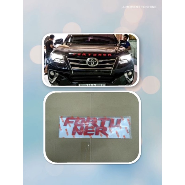 emblem kap mesin Fortuner vrz