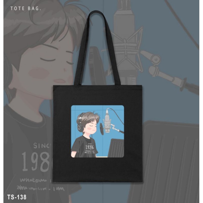 TOTE BAG KIM SEON HO HOME TOWN CHACHACHA/HONG BANJANG/KIM DU SHIK