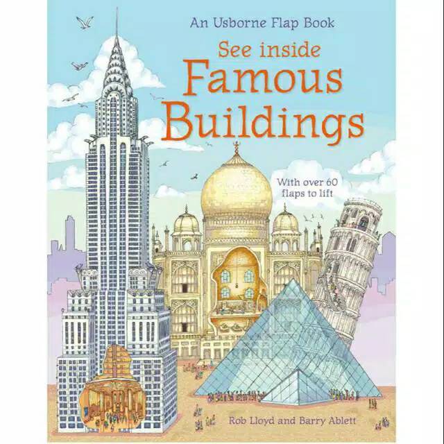 

Usborne Flap Book See Inside Famous Building. Buku anak import