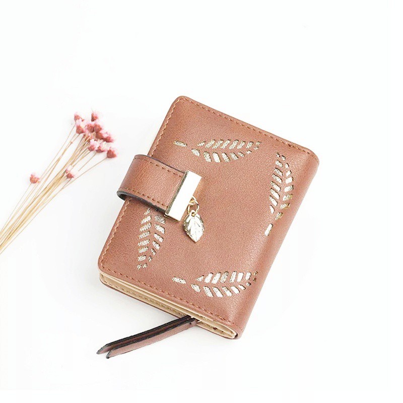 Charyatink - TERMURAH!! (COD) DOMPET LIPAT BERMOTIF BUNGA MINI FASHION WANITA