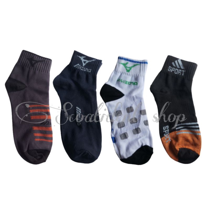 KAOS KAKI PENDEK MOTIF RANDOM BISA PRIA DAN WANITA 6 PASANG