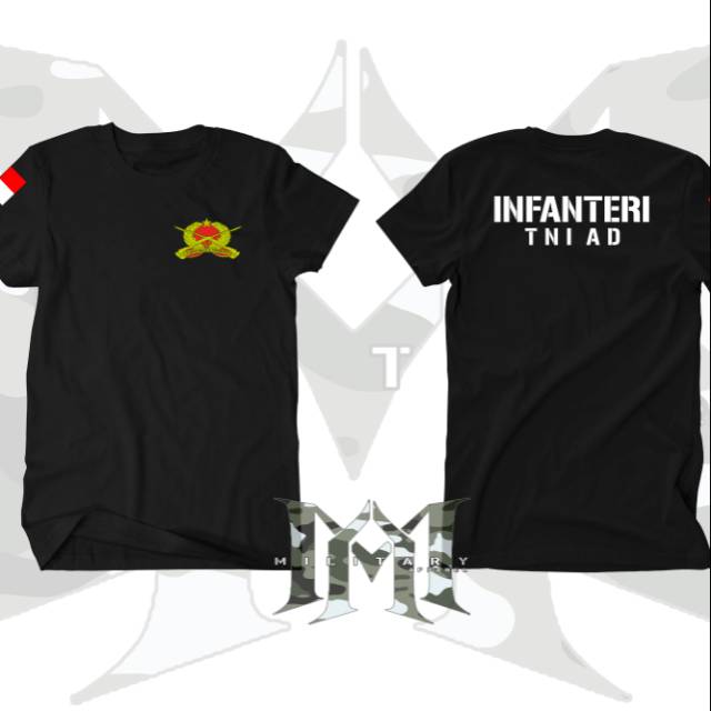 Baju kaos t-shirt INFANTERI TNI-AD