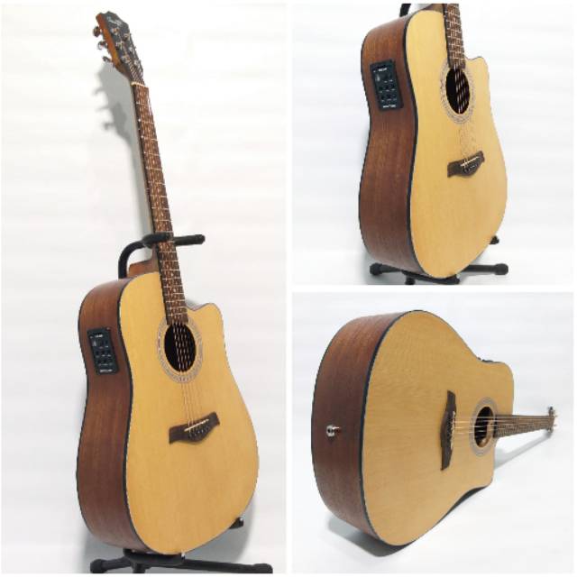 Gitar Akustik Elektrik Cowboy GWC-240NA With EQ Fishman Original