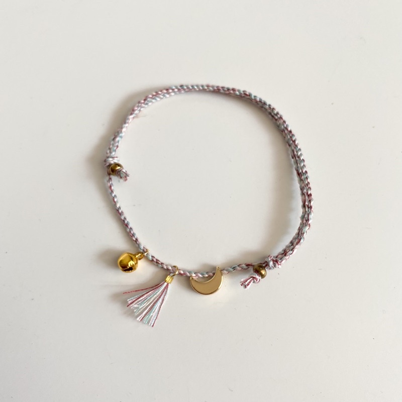 gelang kaki bellmoon anklet loliastuff (gelang kaki/ gelang etnik/ gelang bell)