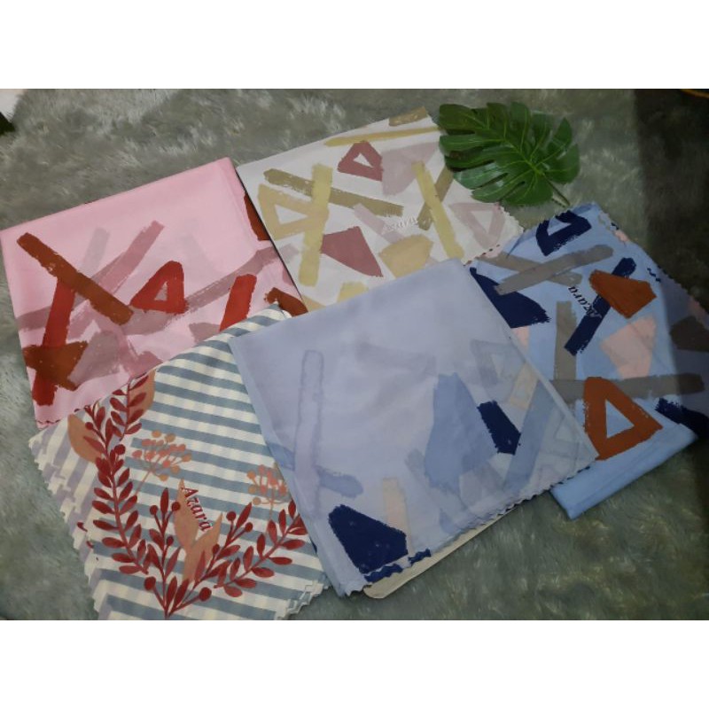 Hijab Azara motif lasercut