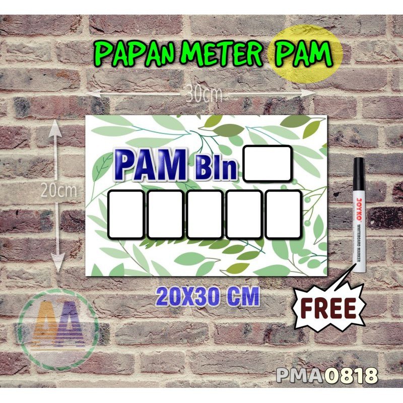 

Papan Meter Listrik PLN PAM motif Unik - Flower 18 - Toko2A