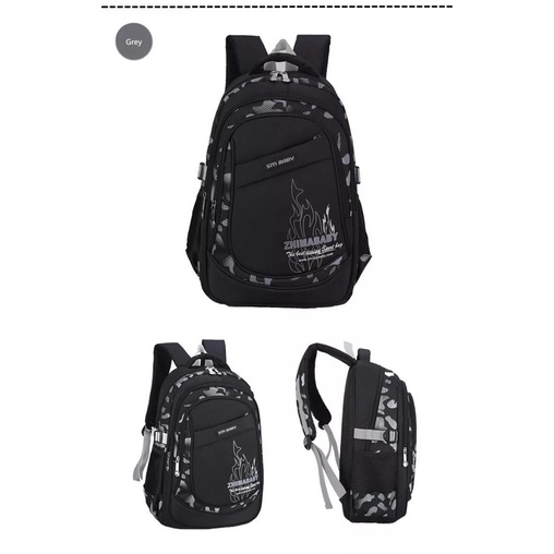 Ransel Pria Tas sekolah anak laki laki perempuan unisex SM BABY BAGS Zhimababy backpack pria rasel laptop ransel polos simple tas kerja