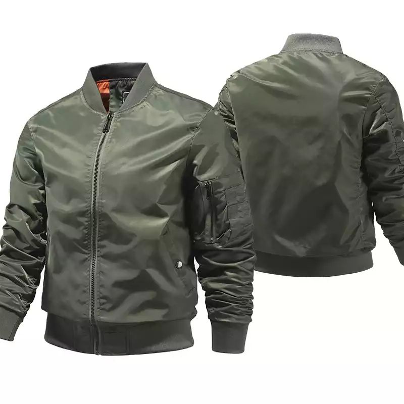 jsket katun bomber/jaket motor/jaket rib pashion pria