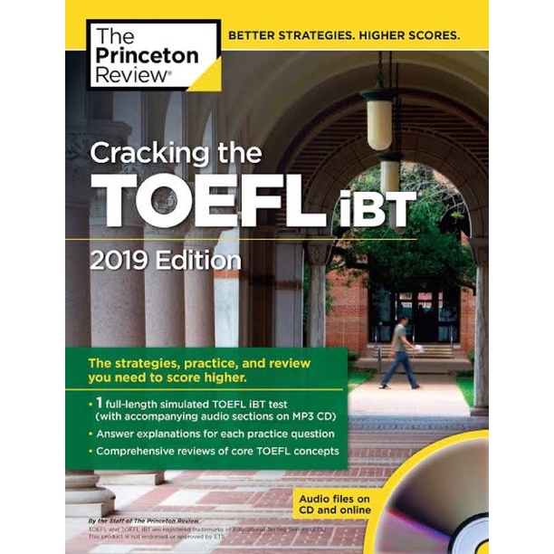 Cracking the TOEFL iBT 2019 Edition - The Princeton Review | Buku Panduan Persiapan Tes Ujian TOEFL