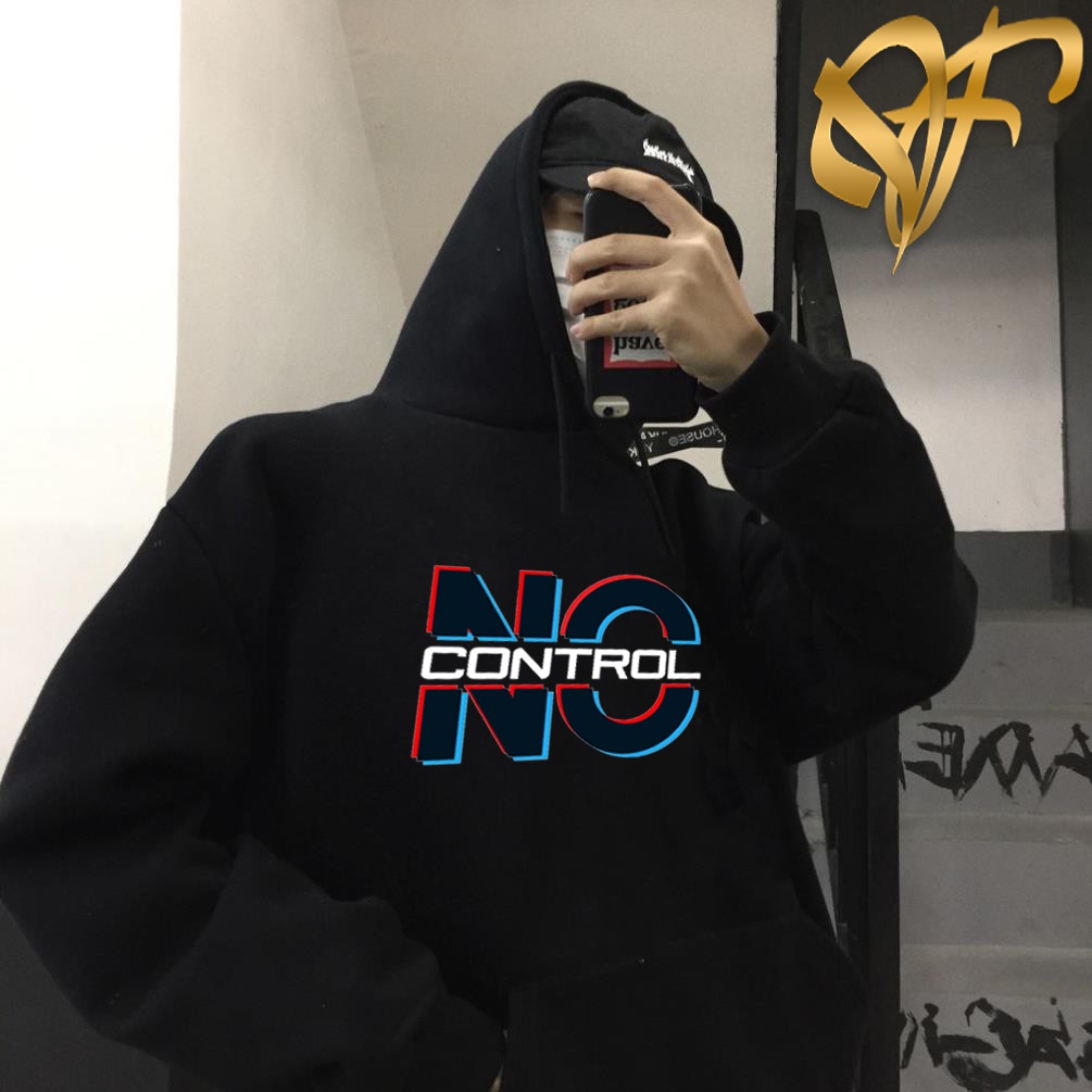 Hoodie No Control Terbaru | Sweater Pria &amp; Wanita Hits | Dhea Fashion