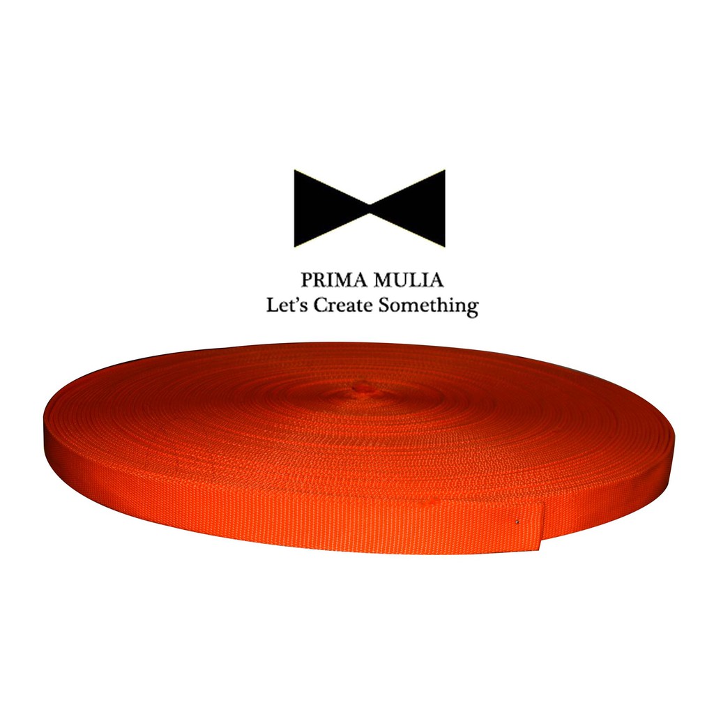 TALI WEBBING TUBULAR/ DOUBLE 2.0 CM WEBBING 033 MERAH