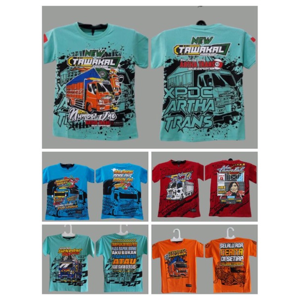 KAOS TRUK OLENG ANAK TANGGUNG / KAOS NEW TAWAKAL DRIVER MUDA ANAK ANAK