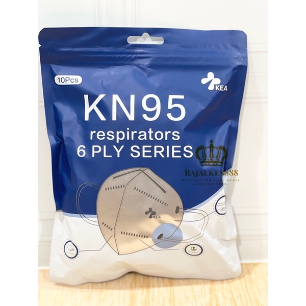 Masker KN95 KEA 6PLY EARLOOP PREMIUM ISI 10pc