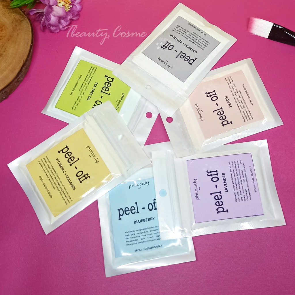 [10Free spatula]Masker philocaly skin Peel off mask 10gr /Masker rubber Philocaly 30gram