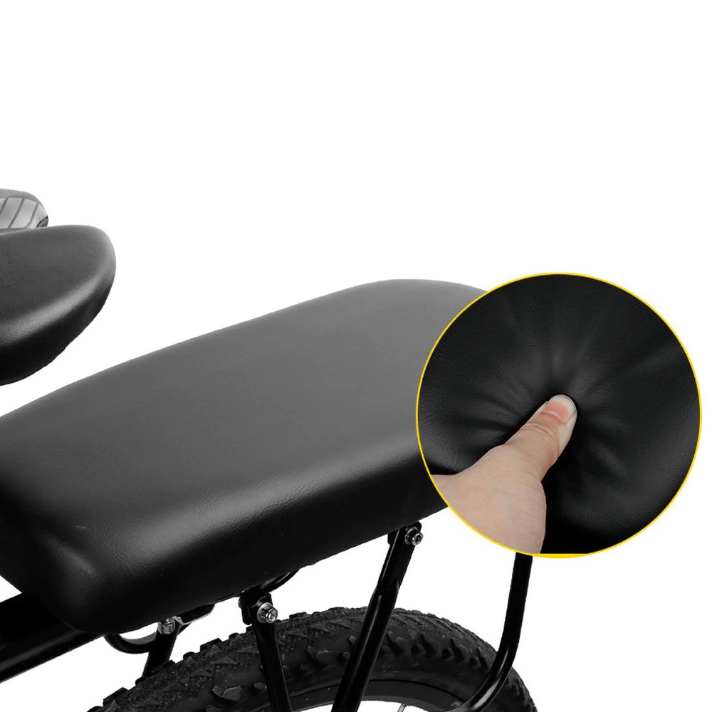 GS8a Gobygo Boncengan Belakang Sepeda Back Seat Bicycle Cushion - Yq169 - Black Or-i