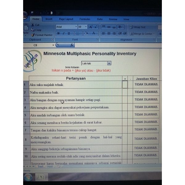 Software psikotes MMPI