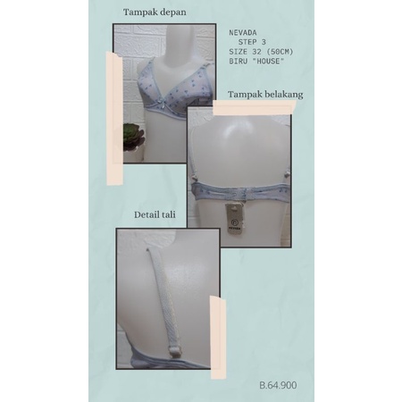 MINISET / BH REMAJA TANPA KAWAT NEVADA/GROSIRAN/ECERAN