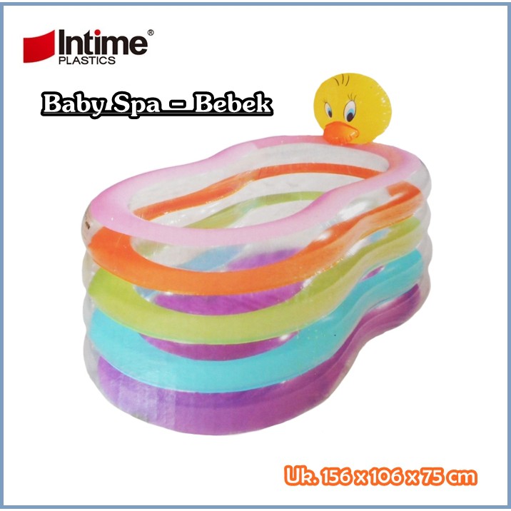 Intime Baby Spa Kepala Boneka Kolam Spa Bayi Uk. 156x106x75cm