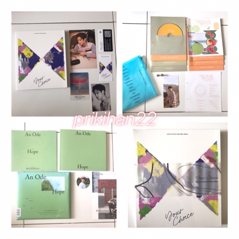 Album set wonwoo An ode, Henggarae , YC One Side