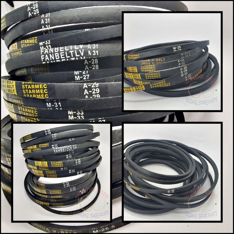 V - BELT  FAN BELT MESIN CUCI, KARET PANBEL MESIN CUCI UK 19CM