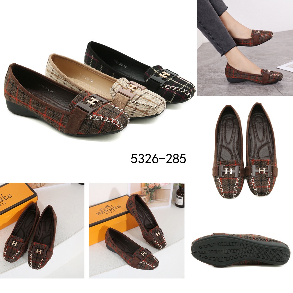 Logo Flat Shoes #5326-285