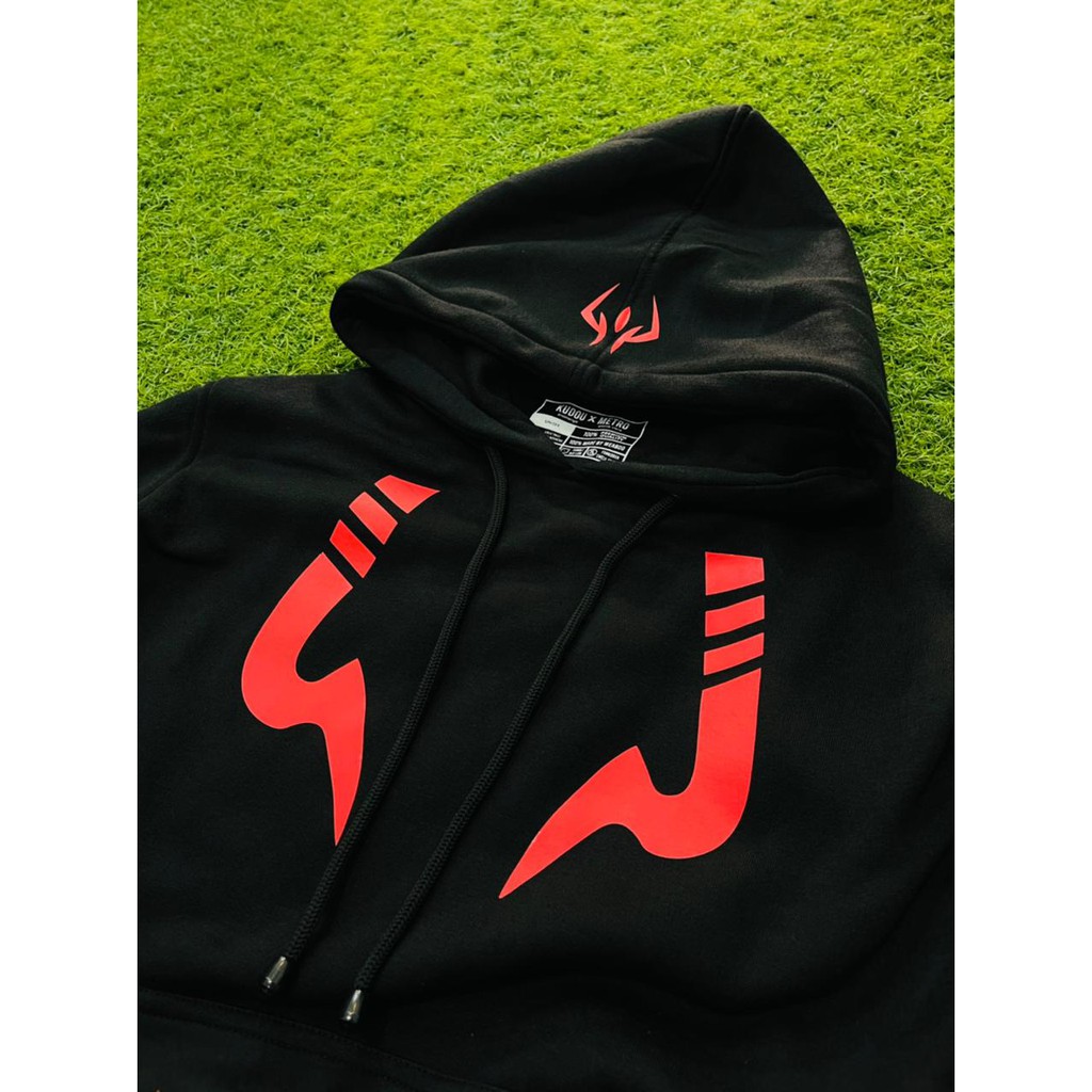 Hoodie Fleece Cosplay Sukuna Tattoo Cosplay Black Bahan Tebal Mantap Jujutsu Kaisen