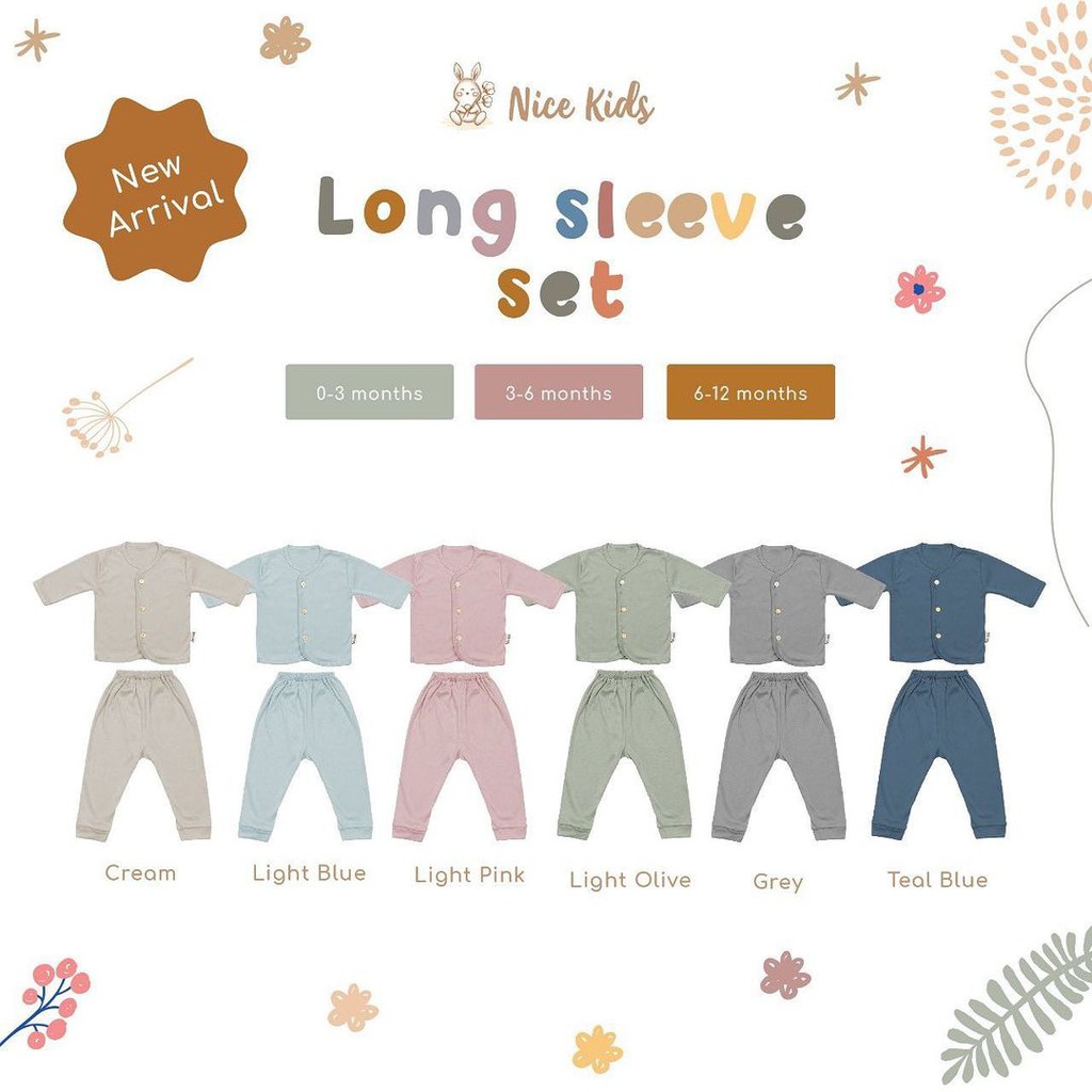 Nice Kids Long Sleeve Baby Set