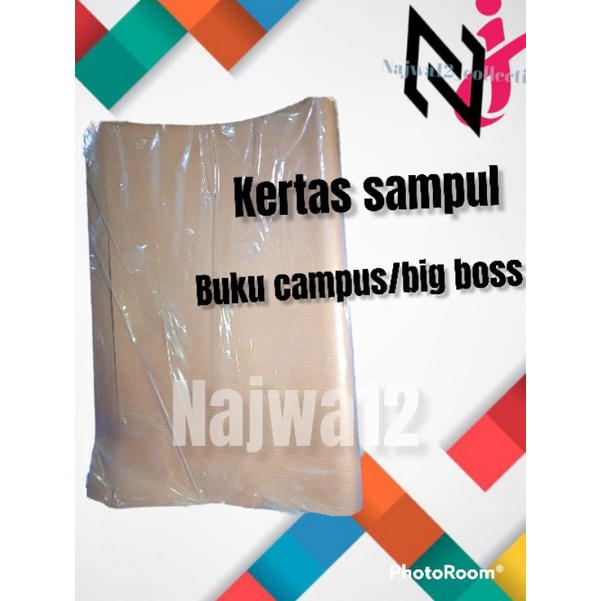 

KERTAS SAMPUL BUKU BIG BOSS/CAMPUS || 1 PACK 100 LEMBAR