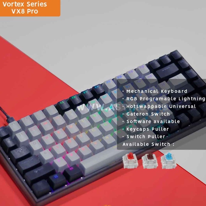 Keyboard Gaming Mechanical Vortex Series VX8 Pro RGB