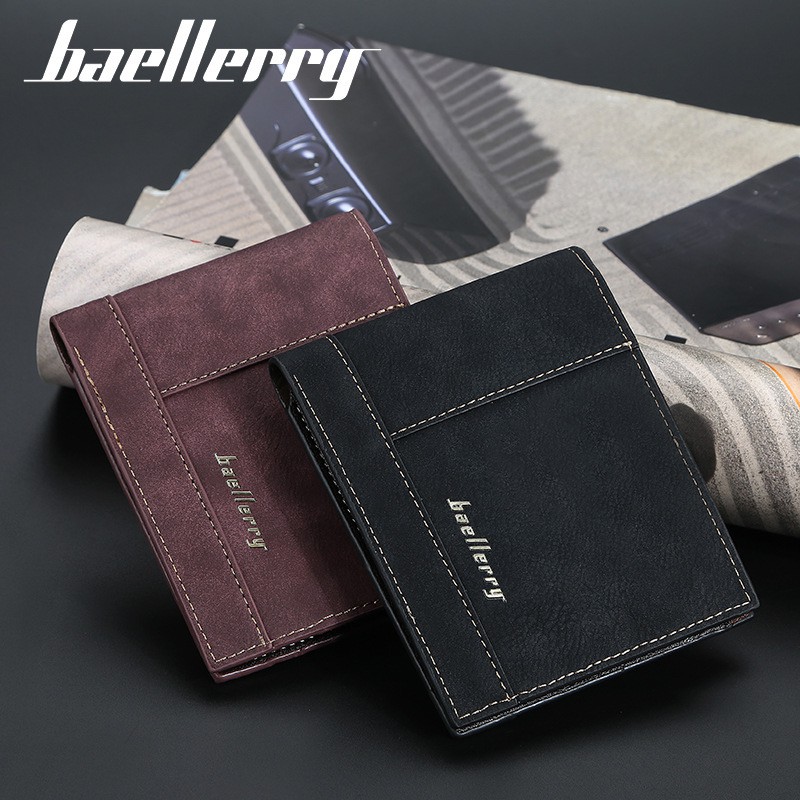 BAELLERRY DR052 Dompet Pria Bahan Kulit PU Leather Premium WATCHKITE WKOS