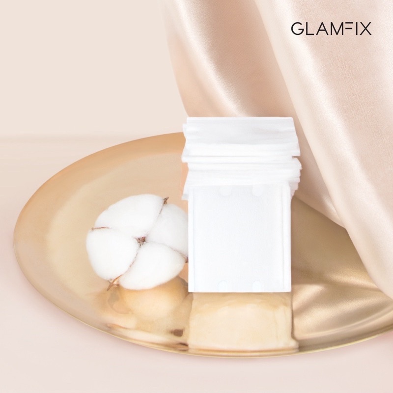 GLAMFIX Cotton Pad Kapas Wajah 1 Pack Isi 50pcs &amp; 100pcs Kapas Toner Tipis | GLAM FIX Alat Kecantikan Makeup by YOU / Kapas Wajah / Kapas You / Kapas Pembersih Wajah ( YOU MAKEUPS OFFICIAL STORE )