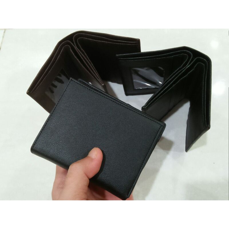 dompet lipat berdiri vertikal 3D